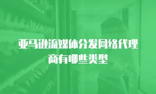 亚马逊流媒体分发网络代理商有哪些类型