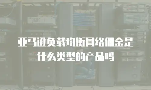 亚马逊负载均衡网络佣金是什么类型的产品吗
