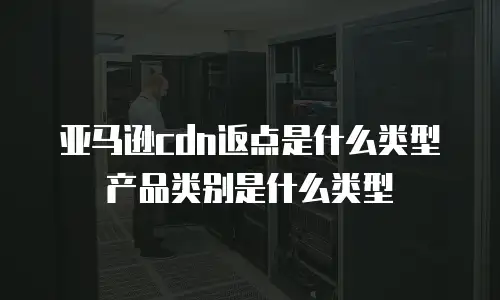 亚马逊cdn返点是什么类型产品类别是什么类型
