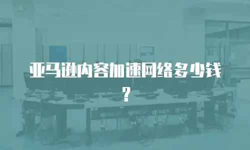 亚马逊内容加速网络多少钱？