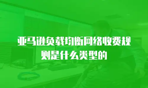亚马逊负载均衡网络收费规则是什么类型的