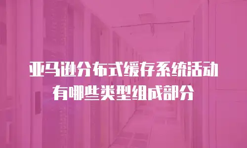亚马逊分布式缓存系统活动有哪些类型组成部分