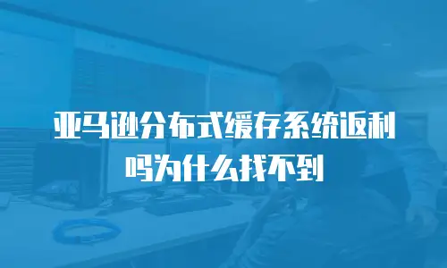 亚马逊分布式缓存系统返利吗为什么找不到