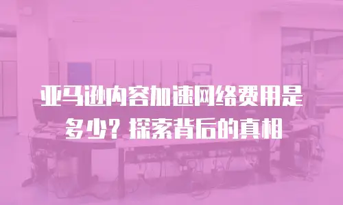 亚马逊内容加速网络费用是多少？探索背后的真相
