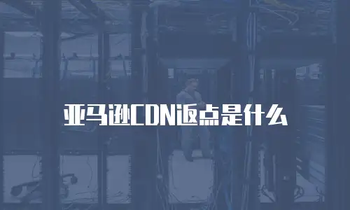亚马逊CDN返点是什么
