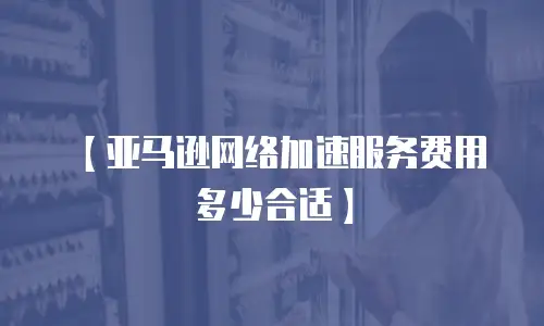 【亚马逊网络加速服务费用多少合适】
