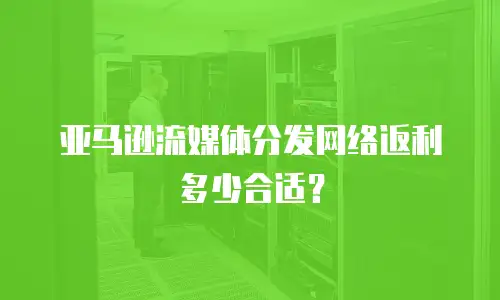 亚马逊流媒体分发网络返利多少合适？