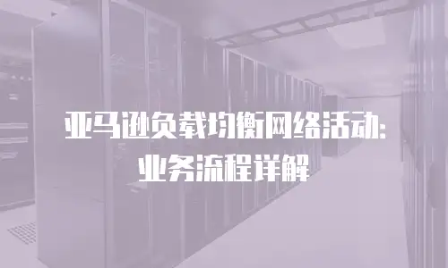 亚马逊负载均衡网络活动：业务流程详解