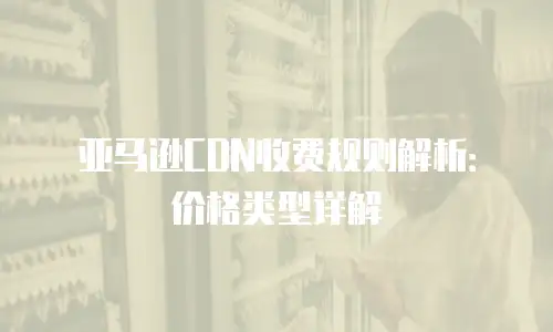 亚马逊CDN收费规则解析：价格类型详解