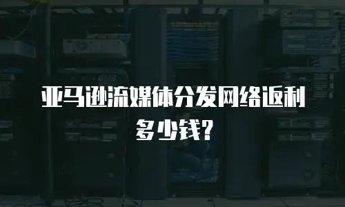 亚马逊流媒体分发网络返利多少钱？