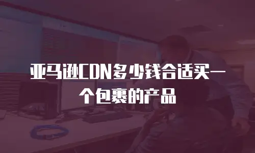 亚马逊CDN多少钱合适买一个包裹的产品
