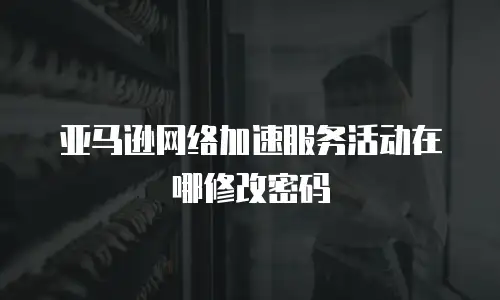 亚马逊网络加速服务活动在哪修改密码