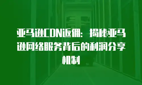 亚马逊CDN返佣：揭秘亚马逊网络服务背后的利润分享机制
