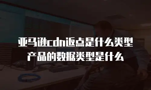 亚马逊cdn返点是什么类型产品的数据类型是什么