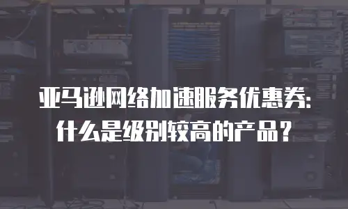 亚马逊网络加速服务优惠券：什么是级别较高的产品？