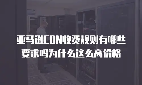 亚马逊CDN收费规则有哪些要求吗为什么这么高价格