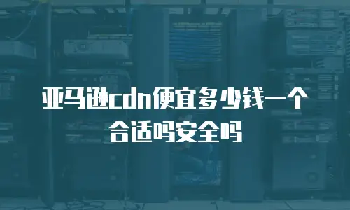 亚马逊cdn便宜多少钱一个合适吗安全吗