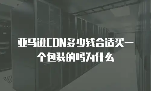 亚马逊CDN多少钱合适买一个包装的吗为什么