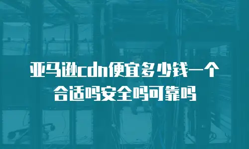 亚马逊cdn便宜多少钱一个合适吗安全吗可靠吗