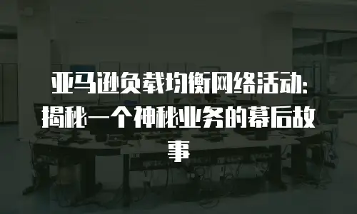 亚马逊负载均衡网络活动：揭秘一个神秘业务的幕后故事