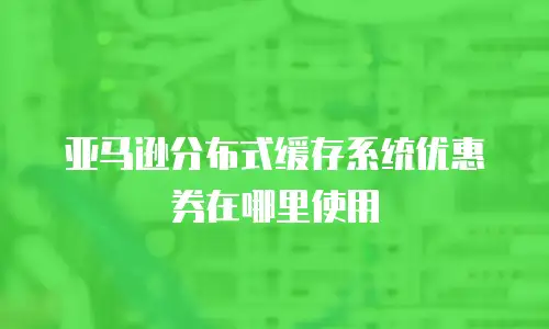 亚马逊分布式缓存系统优惠券在哪里使用