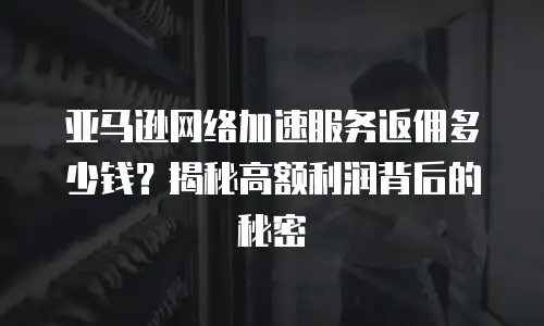 亚马逊网络加速服务返佣多少钱？揭秘高额利润背后的秘密
