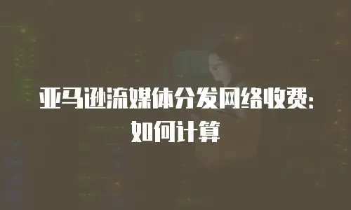 亚马逊流媒体分发网络收费：如何计算
