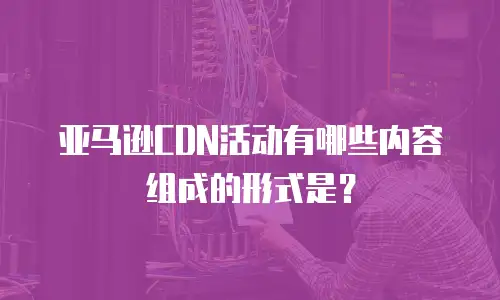 亚马逊CDN活动有哪些内容组成的形式是？