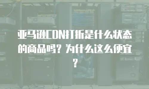 亚马逊CDN打折是什么状态的商品吗？为什么这么便宜？