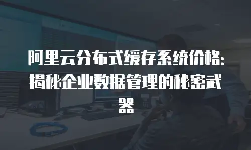 阿里云分布式缓存系统价格：揭秘企业数据管理的秘密武器