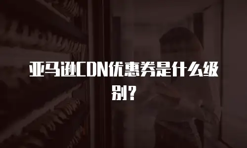 亚马逊CDN优惠券是什么级别？