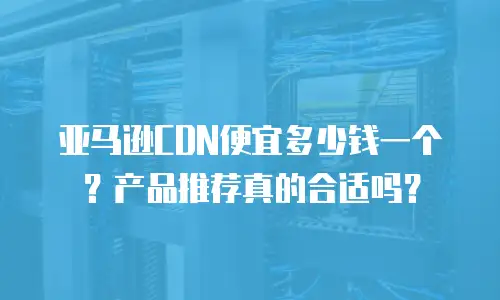 亚马逊CDN便宜多少钱一个？产品推荐真的合适吗？