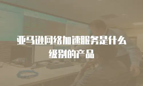亚马逊网络加速服务是什么级别的产品