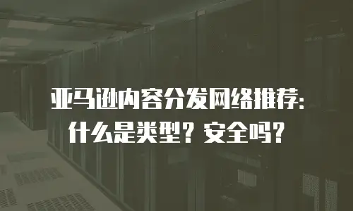 亚马逊内容分发网络推荐：什么是类型？安全吗？