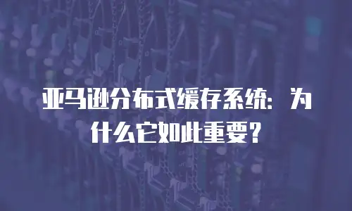 亚马逊分布式缓存系统：为什么它如此重要？