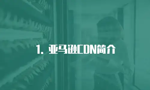 1. 亚马逊CDN简介