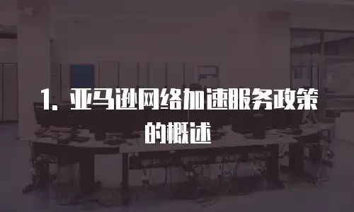 1. 亚马逊网络加速服务政策的概述