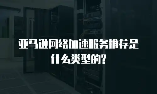 亚马逊网络加速服务推荐是什么类型的?
