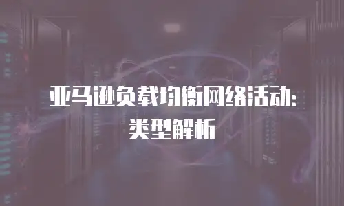 亚马逊负载均衡网络活动：类型解析