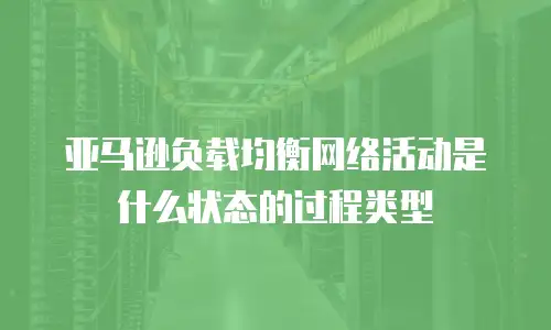 亚马逊负载均衡网络活动是什么状态的过程类型
