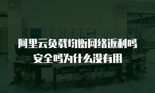 阿里云负载均衡网络返利吗安全吗为什么没有用