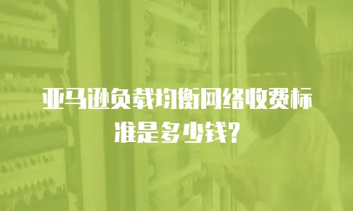 亚马逊负载均衡网络收费标准是多少钱？