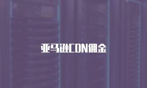 亚马逊CDN佣金