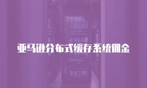 亚马逊分布式缓存系统佣金