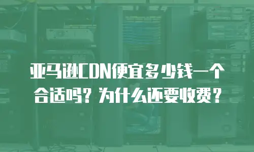 亚马逊CDN便宜多少钱一个合适吗？为什么还要收费？