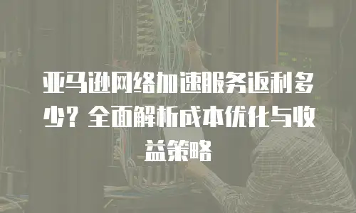 亚马逊网络加速服务返利多少？全面解析成本优化与收益策略