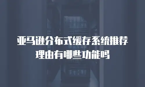 亚马逊分布式缓存系统推荐理由有哪些功能吗