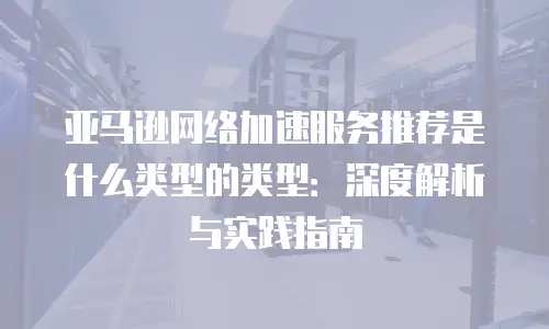 亚马逊网络加速服务推荐是什么类型的类型：深度解析与实践指南