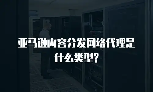 亚马逊内容分发网络代理是什么类型?