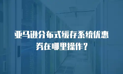 亚马逊分布式缓存系统优惠券在哪里操作？